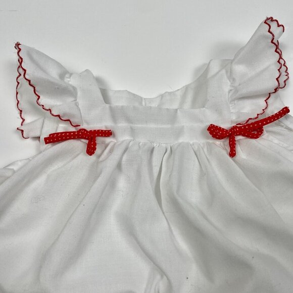 Vintage Infant Dress Size 3-6 months Granny's Sweetheart White Embroidered Dress - Picture 5 of 12